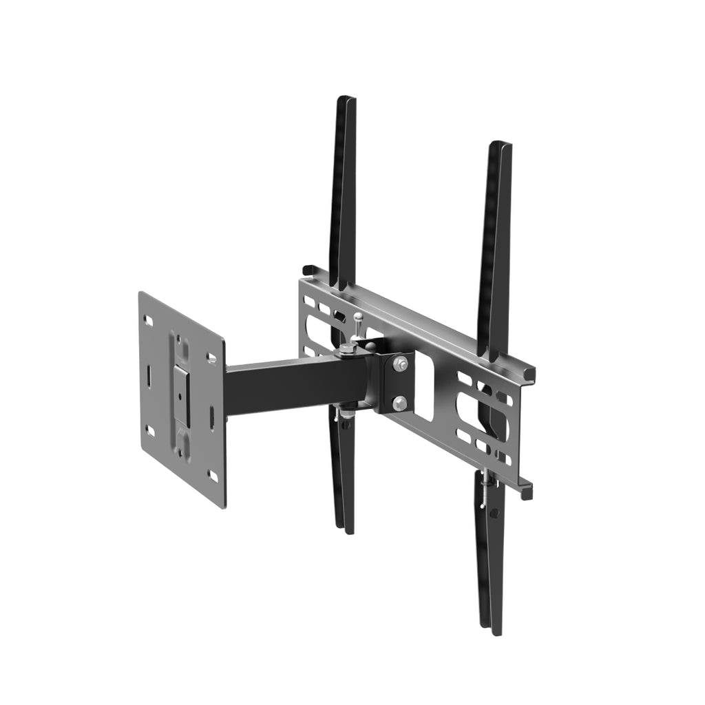 SOPORTE DE PARED PARA TV GIRATORIO NEGRO VESA 400X400MM – SKU JD55