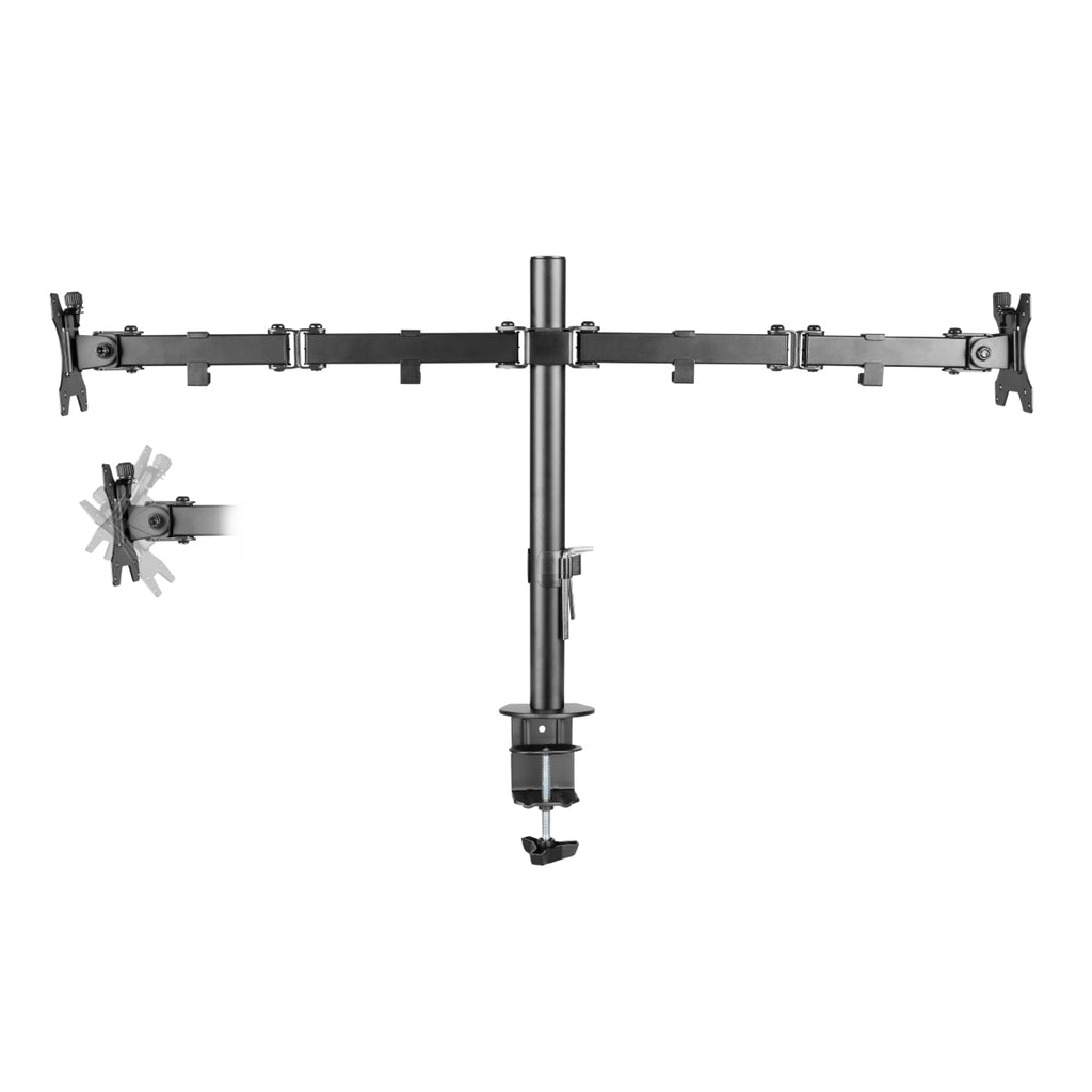 SOPORTE DE MESA ARTICULADO PARA DOS MONITORES ECONÓMICO - SKU RE27 2B O