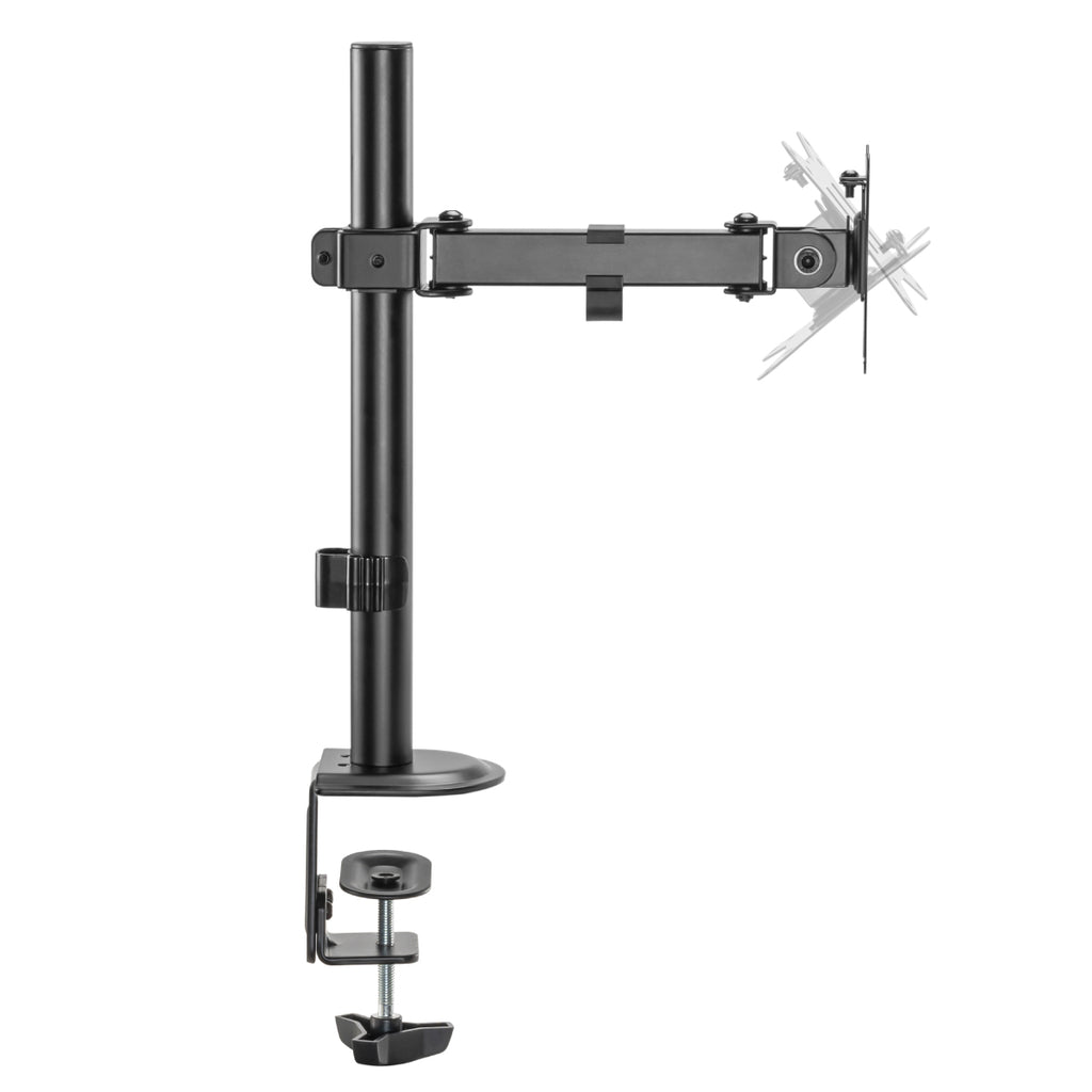 SOPORTE ARTICULADO DE ACERO PARA MONITOR ÚNICO - SKU RE27