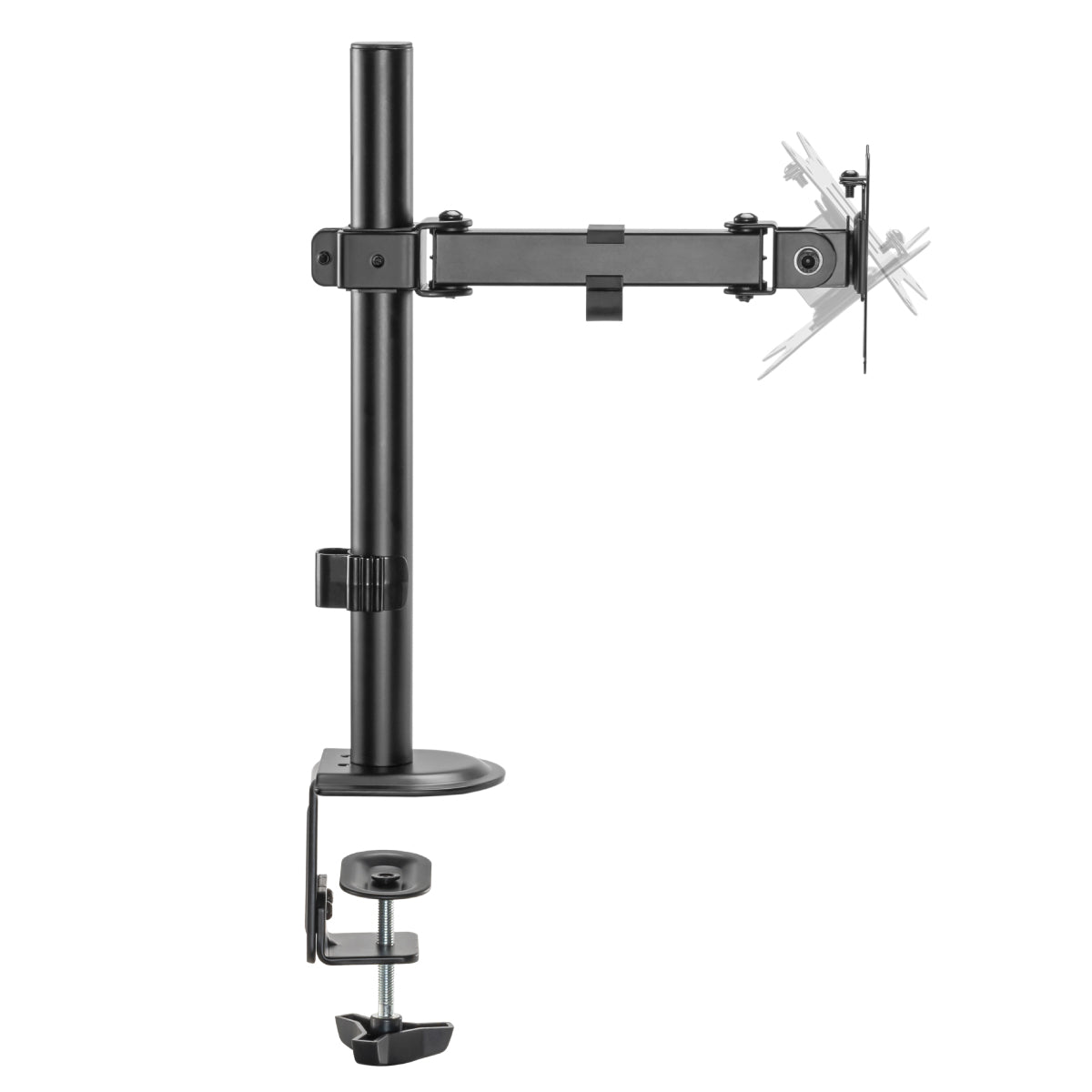 SOPORTE ARTICULADO DE ACERO PARA MONITOR ÚNICO - SKU RE27