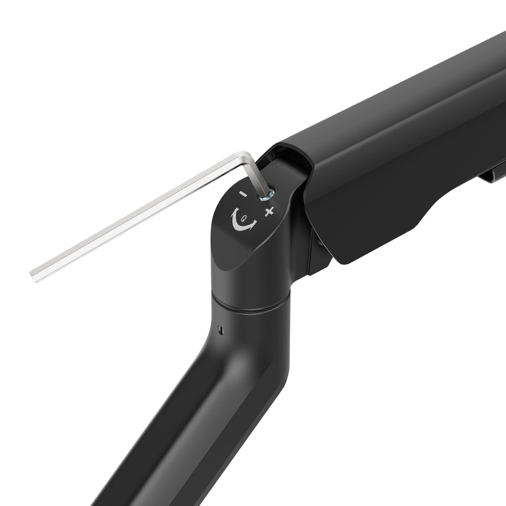 BRAZO MONITOR CON RESORTE DE GAS FLEXPRECISION DE BAJO COSTO - SKU RE42