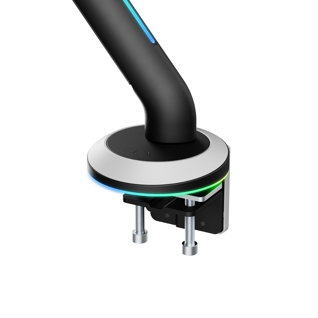 BRAZO PARA MONITOR TITAN DE ALTA RESISTENCIA + ILUMINACIÓN RGB - SKU RE47