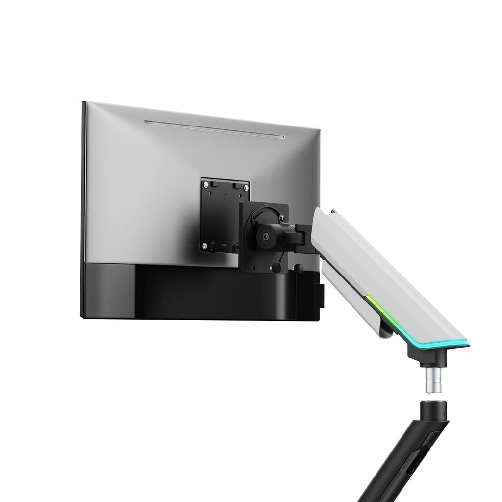 BRAZO PARA MONITOR TITAN DE ALTA RESISTENCIA + ILUMINACIÓN RGB - SKU RE47