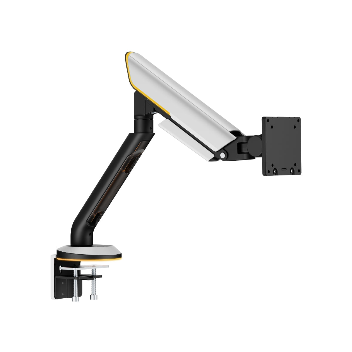 BRAZO PARA MONITOR TITAN DE ALTA RESISTENCIA + ILUMINACIÓN RGB - SKU RE47