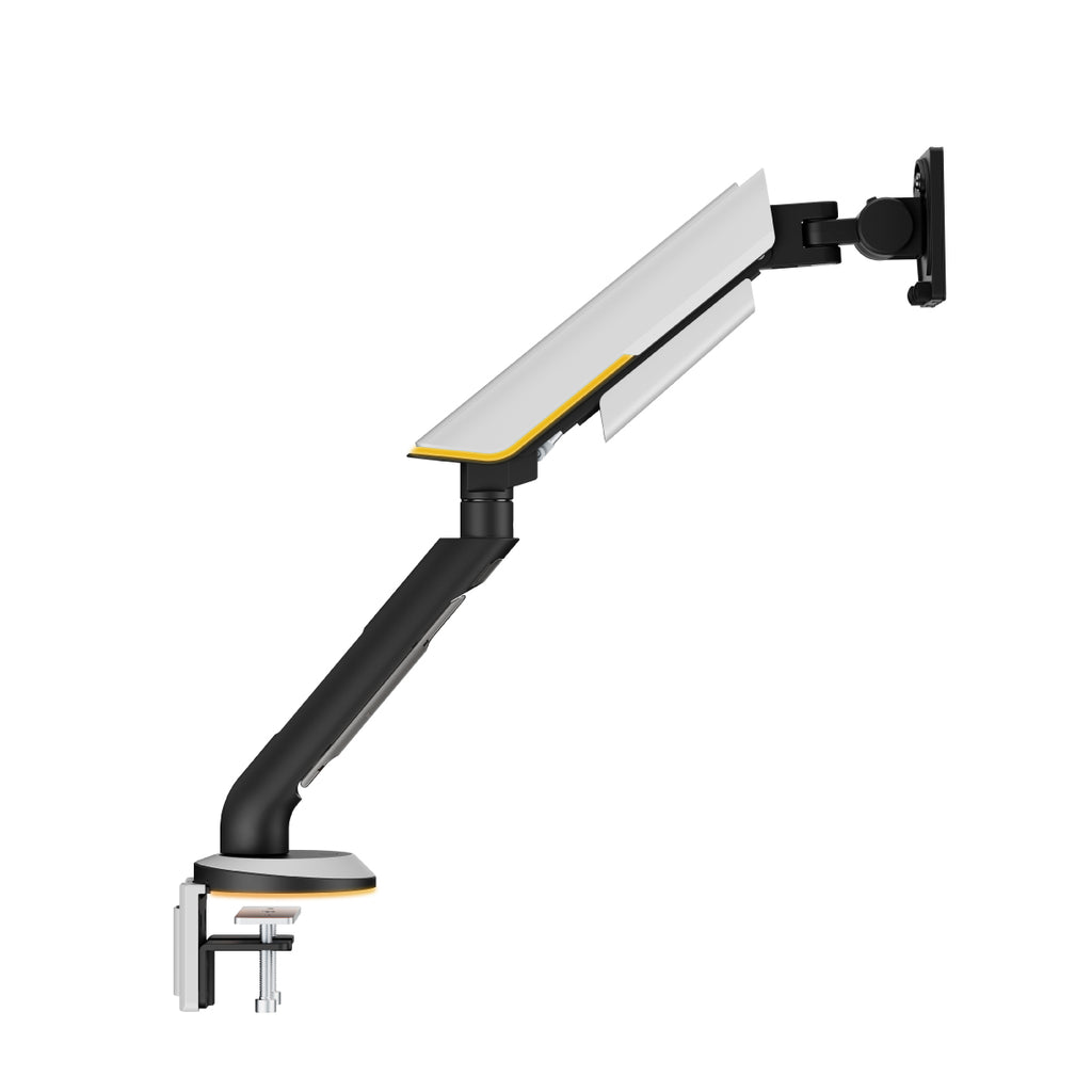 BRAZO PARA MONITOR TITAN DE ALTA RESISTENCIA + ILUMINACIÓN RGB - SKU RE47