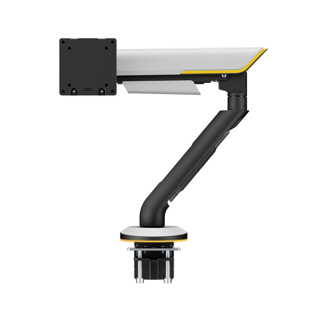 BRAZO PARA MONITOR TITAN DE ALTA RESISTENCIA + ILUMINACIÓN RGB - SKU RE47